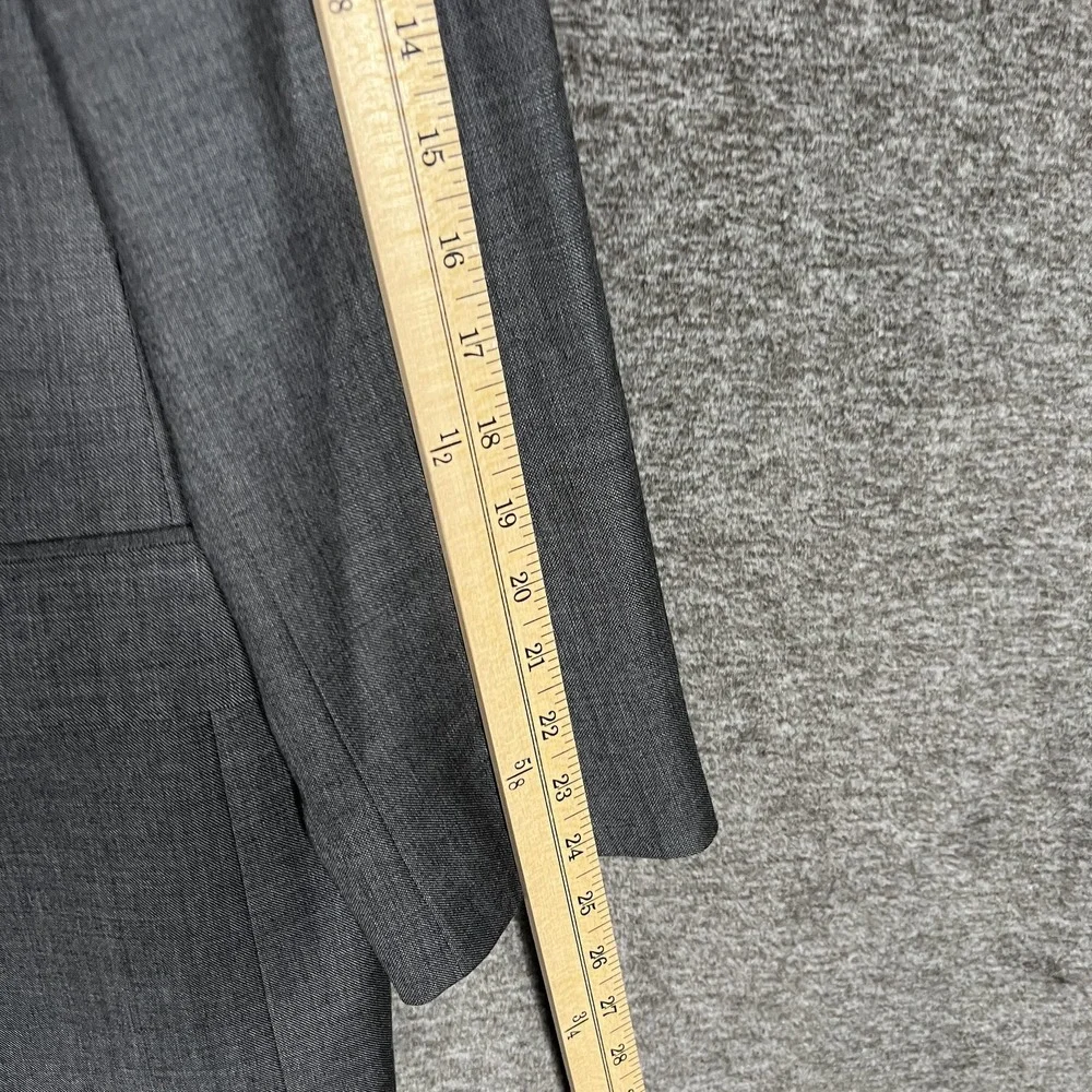J.Crew Blazer Mens 40R‎ Gray Ludlow Tollegno Wool Coat Two Button Double Vent
